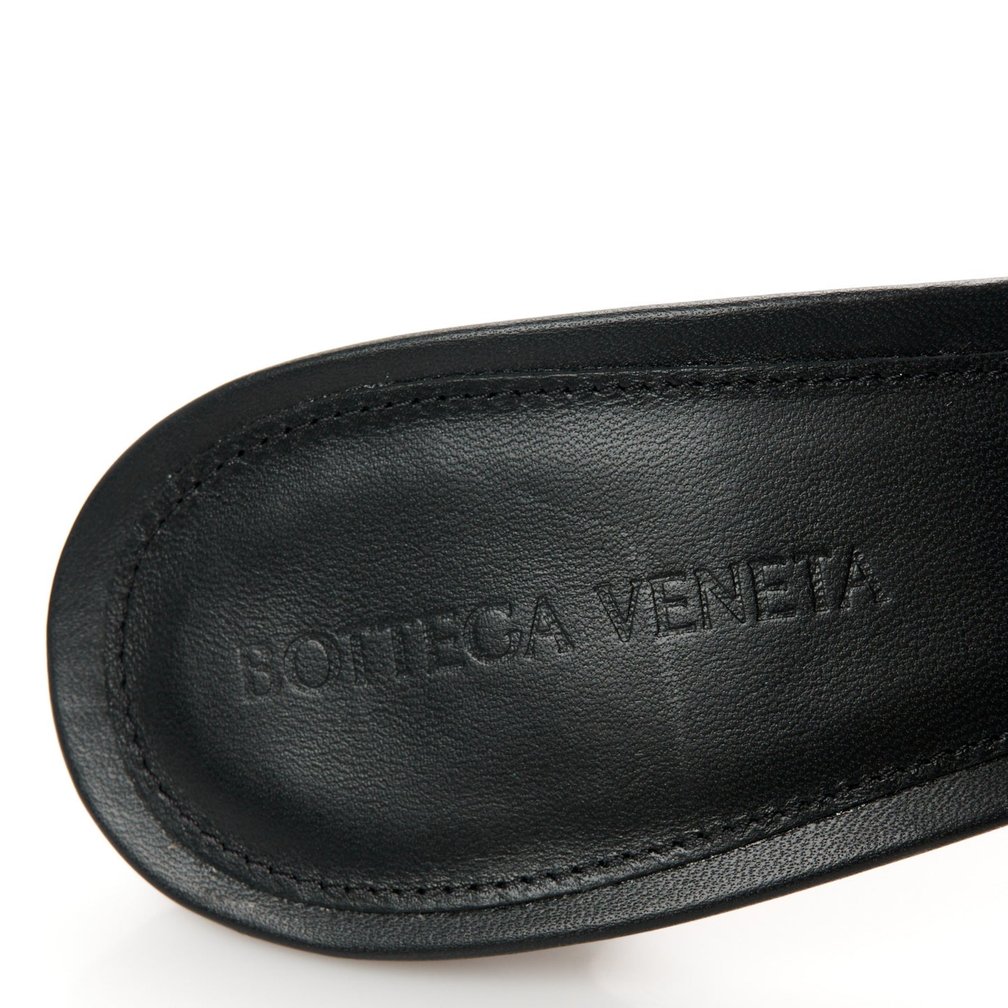 Nappa Matelasse Padded Mule Sandals 39 Black
