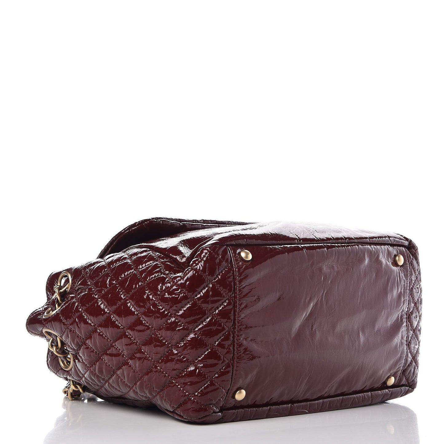 Vinyl Medium Rock and Chain Flap Bordeaux