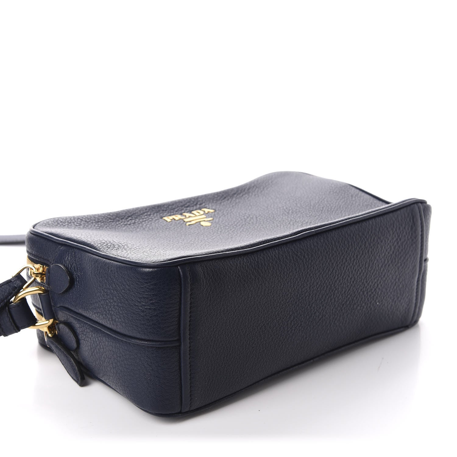 Prada Vitello Phenix Camera Bag Baltico 4 of 11