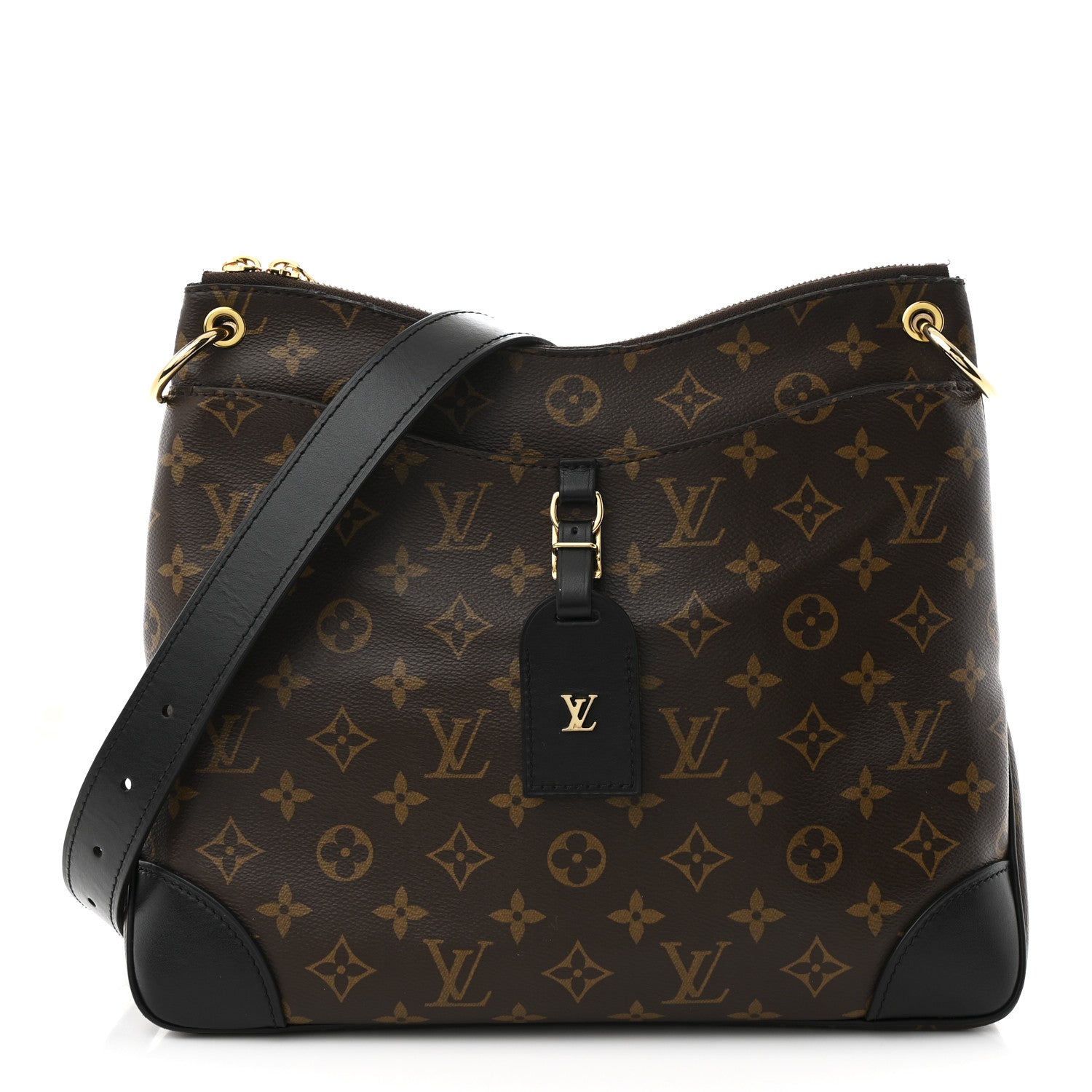 Louis Vuitton Monogram Odeon MM Black 1 of 11