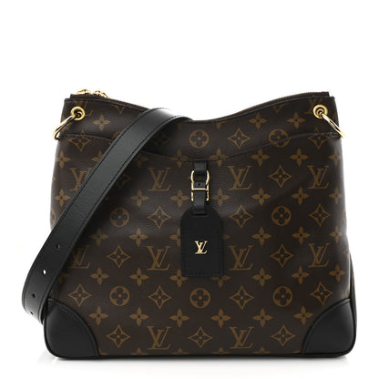 Louis Vuitton Monogram Odeon MM Black 1 of 11