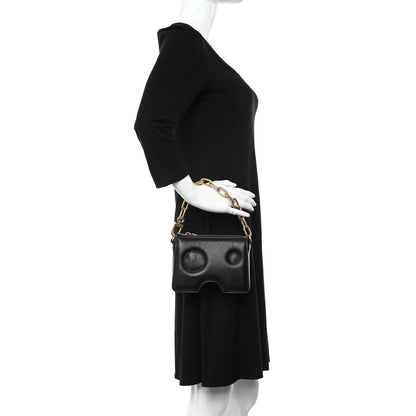 Off-White OFF WHITE Calfskin Burrow Chain Bag Black 3 of 12