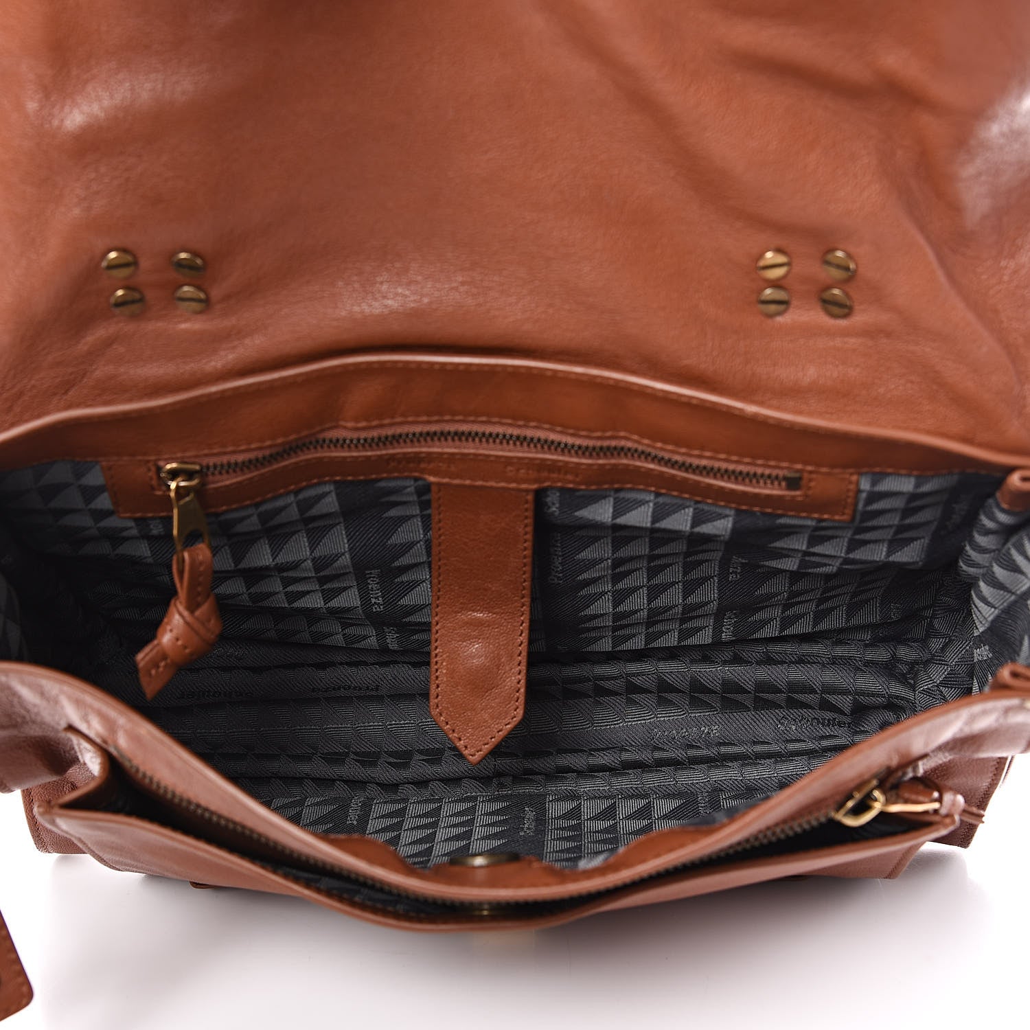 Proenza Schouler Lambskin Medium PS1 Satchel Saddle 5 of 14