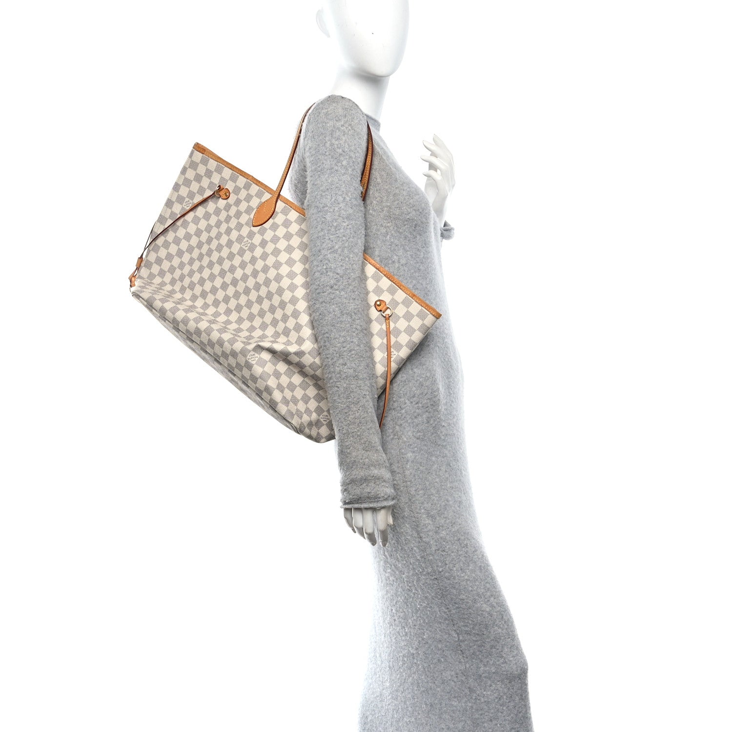 Louis Vuitton Damier Azur Neverfull GM 2 of 9