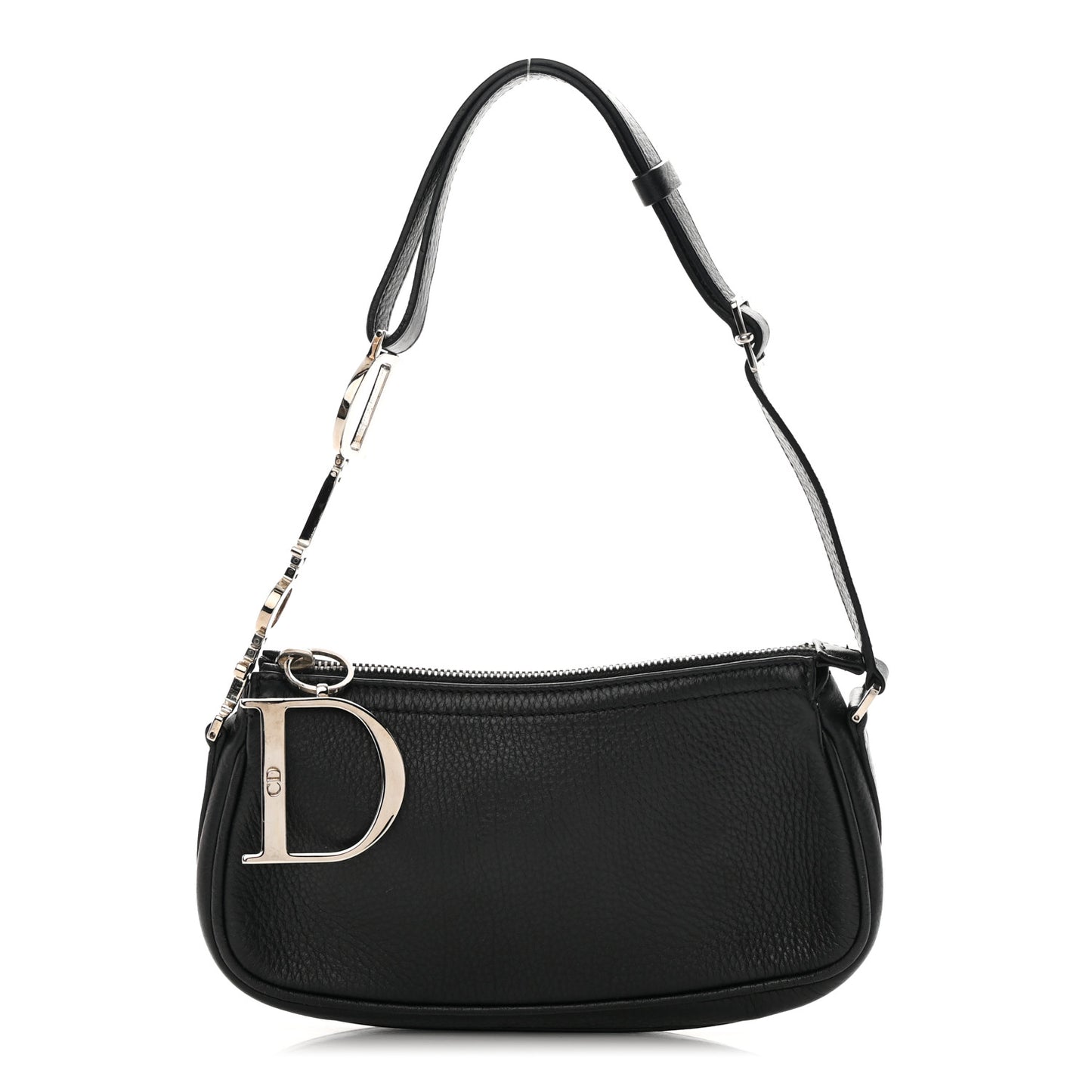 Calfskin Shoulder Bag Black