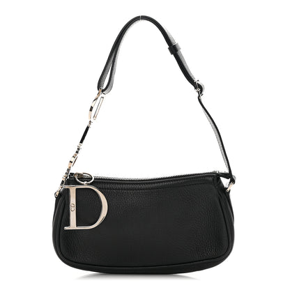 Christian Dior Calfskin Shoulder Bag Black 1 of 13