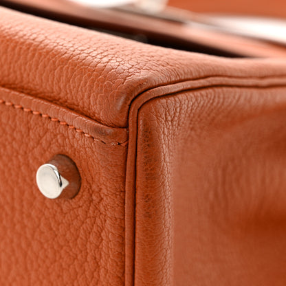 Hermes Chevre de Coromandel Kelly Retourne 32 Orange 12 of 14