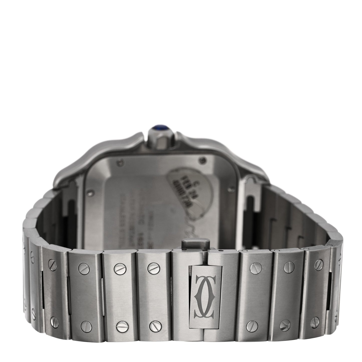 Stainless Steel 39.8mm Santos De Cartier Automatic Watch