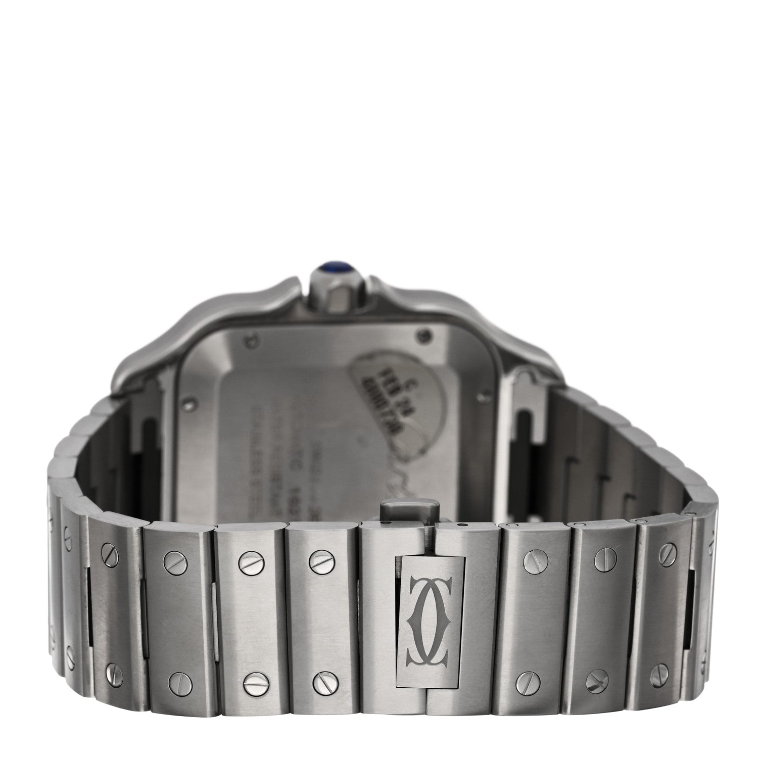 Cartier Stainless Steel 39.8mm Santos De Cartier Automatic Watch 3 of 5