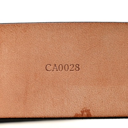 Louis Vuitton Calfskin 40mm LV Initiales Reversible Belt Dark 90 36 Dark Brown Black 5 of 8