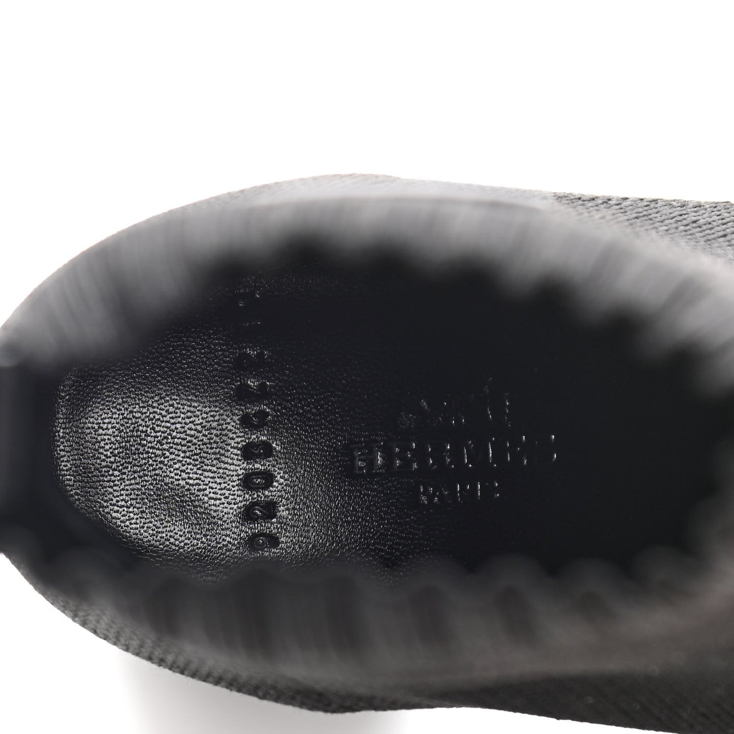 Knit Calfskin Volver Ankle Boots 37.5 Black
