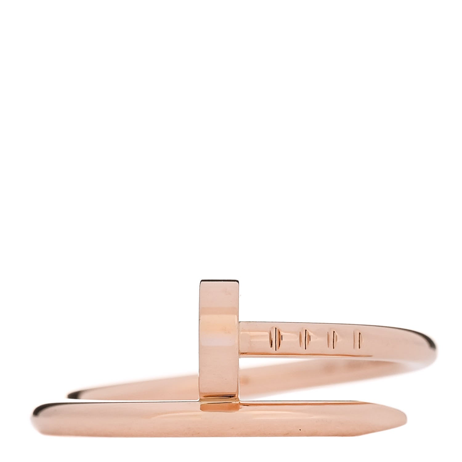 Cartier 18K Pink Gold Small Juste Un Clou Ring 51 5.75 1 of 5