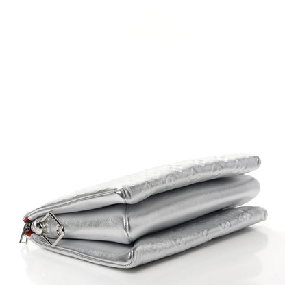 Louis Vuitton Metallic Lambskin Embossed Monogram Coussin PM Silver 4 of 10