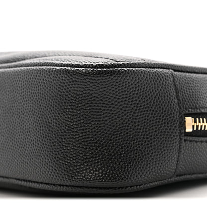 Saint Laurent Grain De Poudre Matelasse Monogram Mini Lou Camera Bag Black 10 of 12
