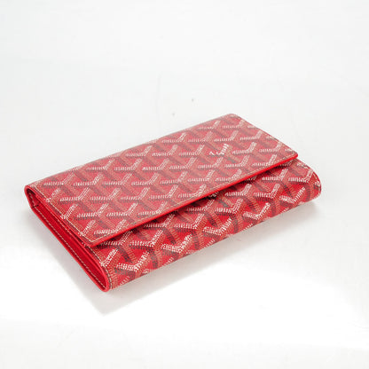 Goyard Goyardine Rivoli Wallet Red 4 of 6