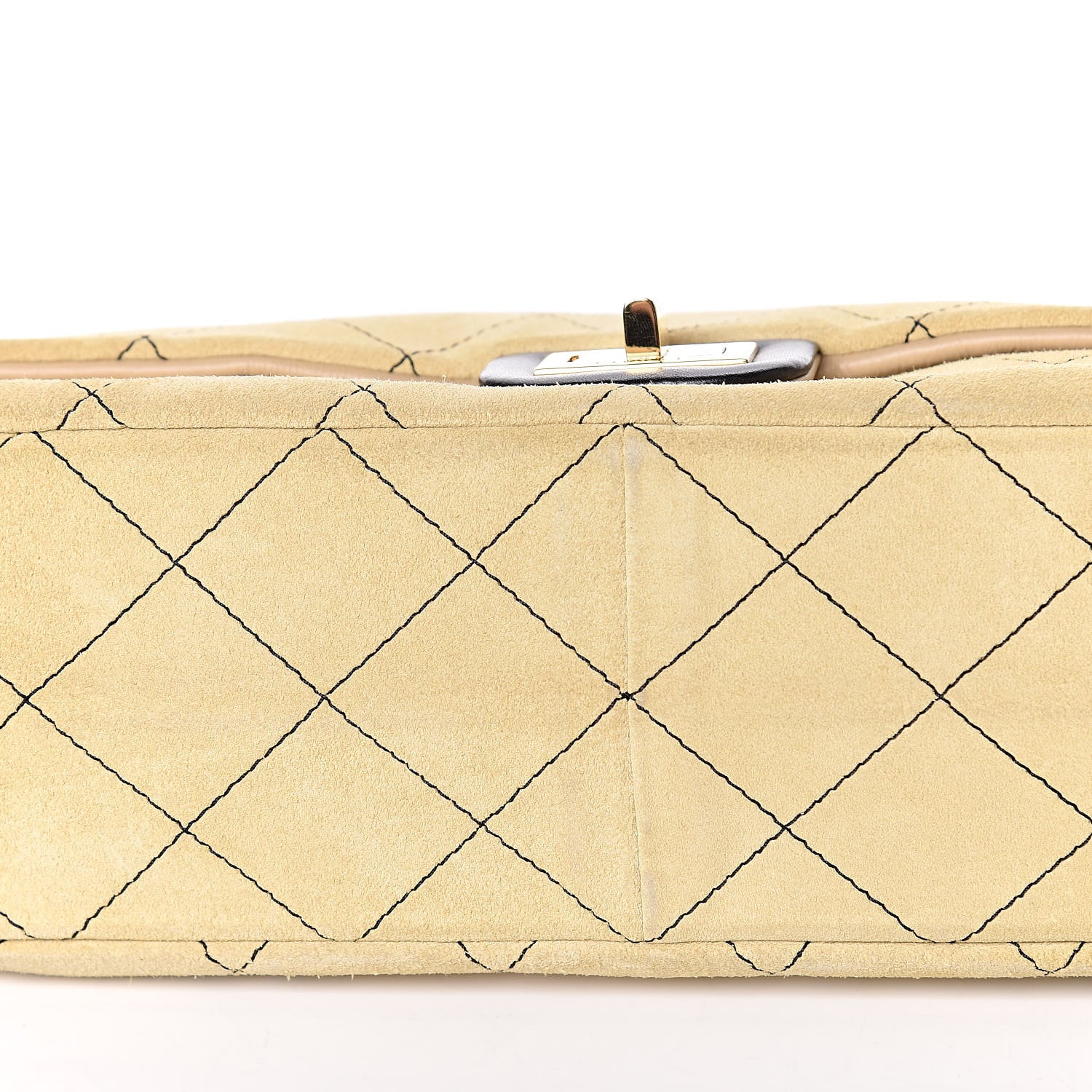 Chanel Suede Quilted 2.55 Reissue Hanger Flap 225 Beige 13 of 16