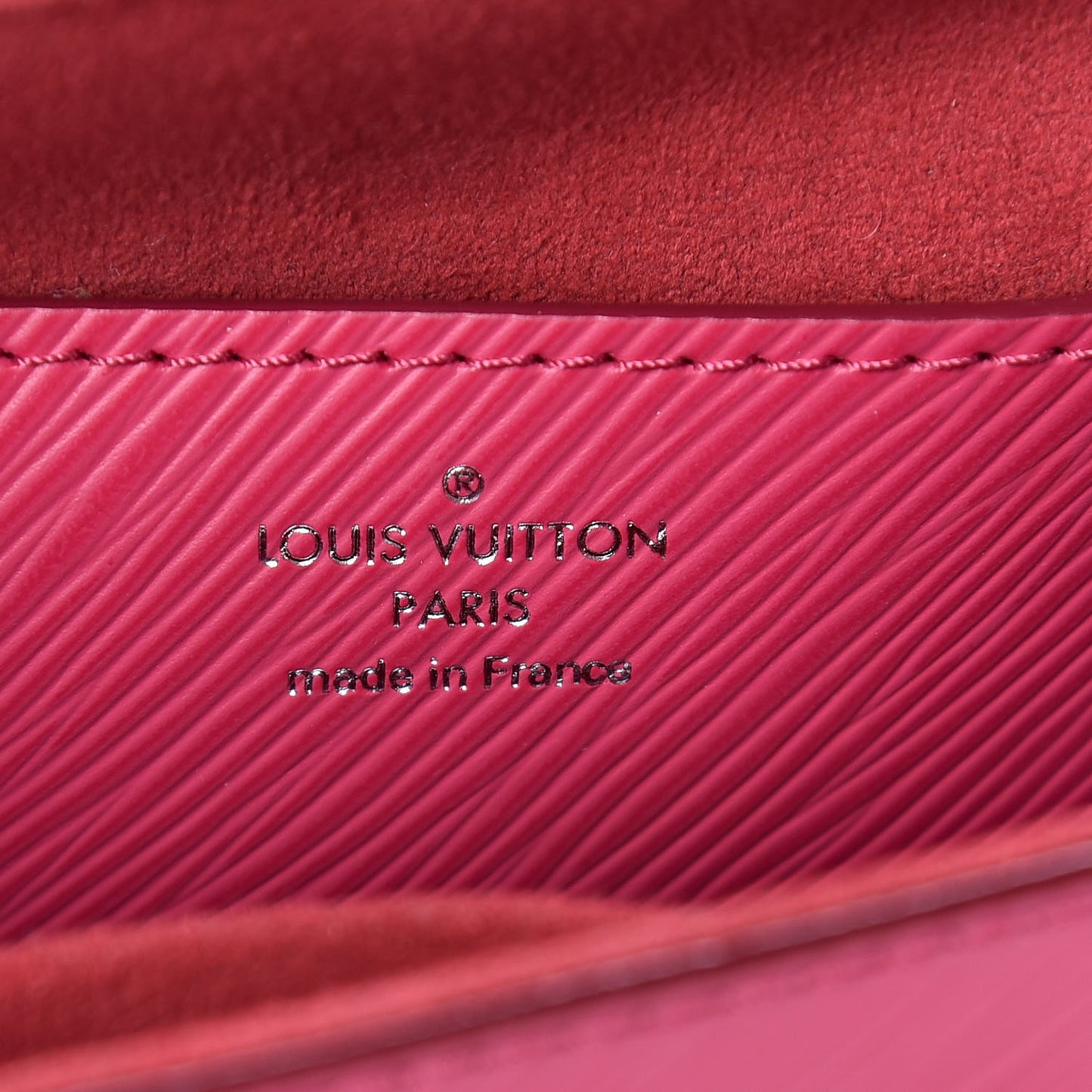 Epi Twist Shoulder Bag MM Hot Pink
