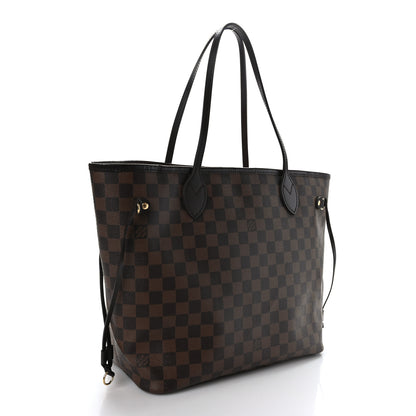 Louis Vuitton Damier Ebene Neo Neverfull MM Rose Ballerine 3 of 9