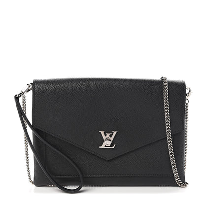 Louis Vuitton Soft Calfskin My Lockme Pochette Black 1 of 10