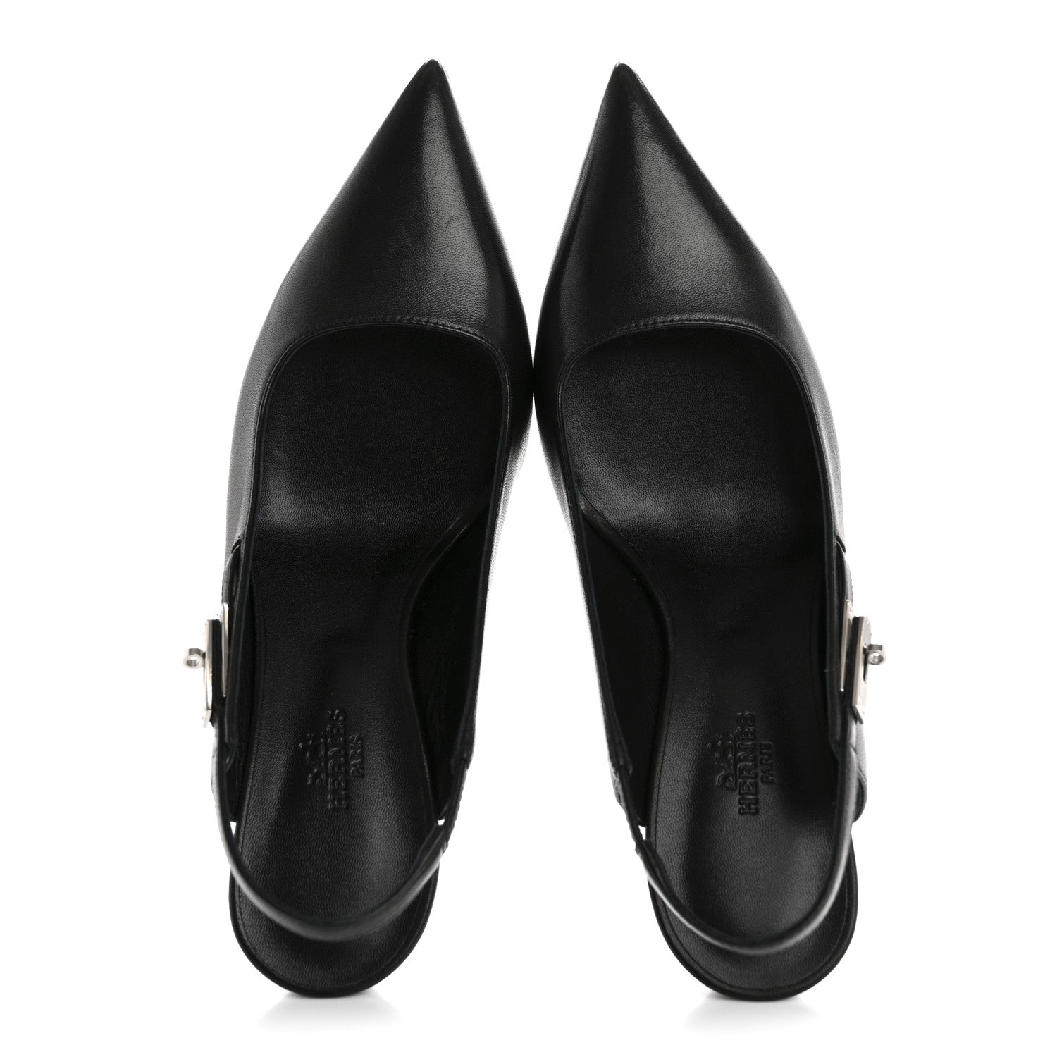 Hermes Nappa Lover 80 Pumps 39.5 Black 2 of 10