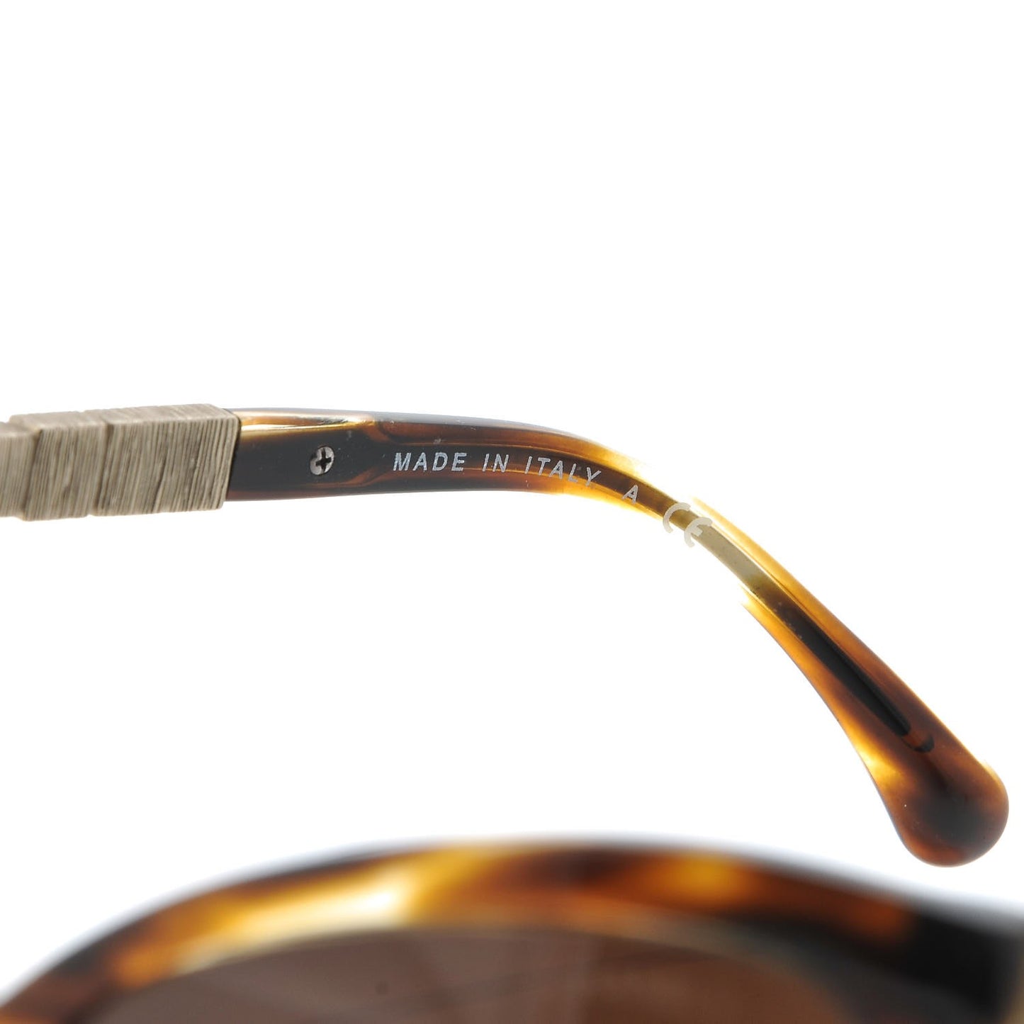 Crystal Baguette Cat Eye Bijou Sunglasses 5307-B Tortoise