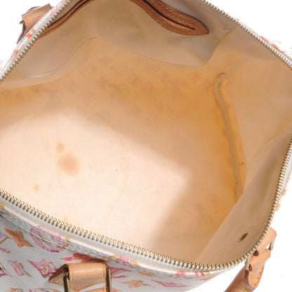 Louis Vuitton Watercolor Aquarelle Speedy 35 White 7 of 9