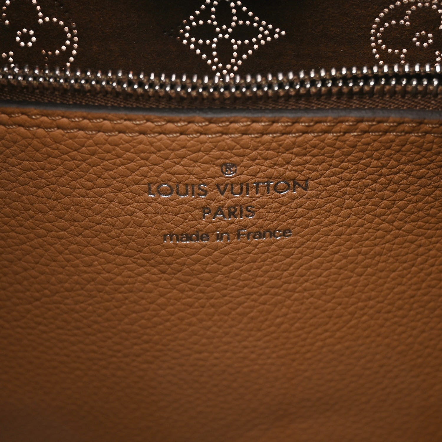 Louis Vuitton Mahina Carmel Hobo Arizona Brown 6 of 11