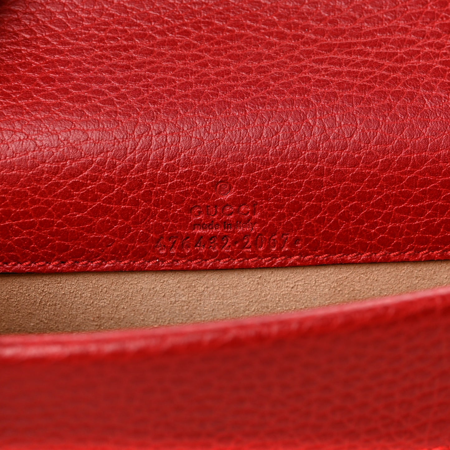 Calfskin Super Mini Dionysus Shoulder Bag Hibiscus Red