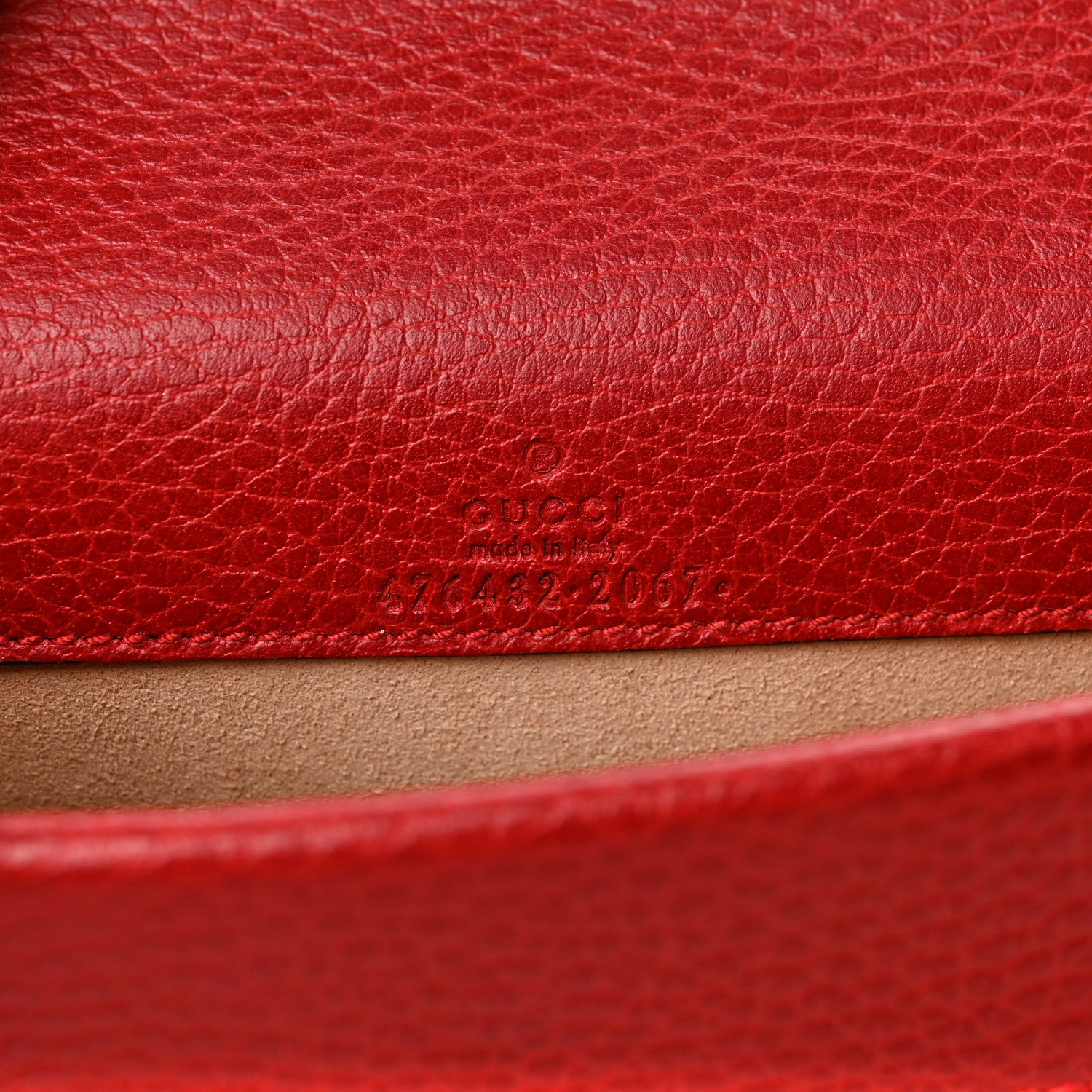 Gucci Calfskin Super Mini Dionysus Shoulder Bag Hibiscus Red 6 of 8