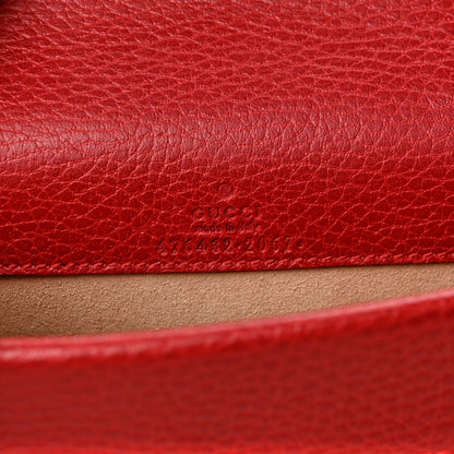 Gucci Calfskin Super Mini Dionysus Shoulder Bag Hibiscus Red 6 of 8