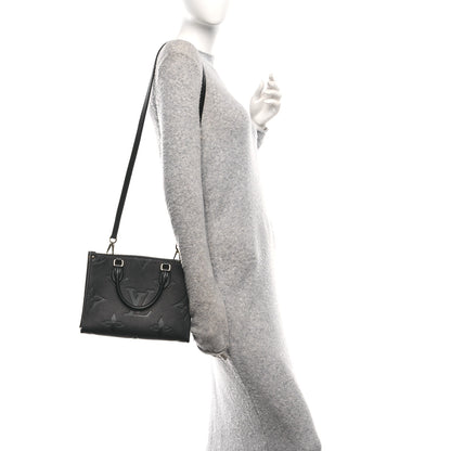 Louis Vuitton Empreinte Monogram Giant Onthego PM Black 2 of 9