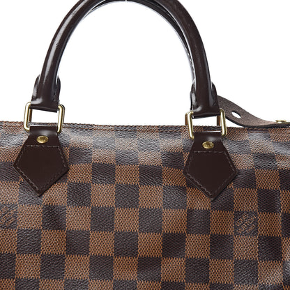 Louis Vuitton Damier Ebene Speedy 30 17 of 17