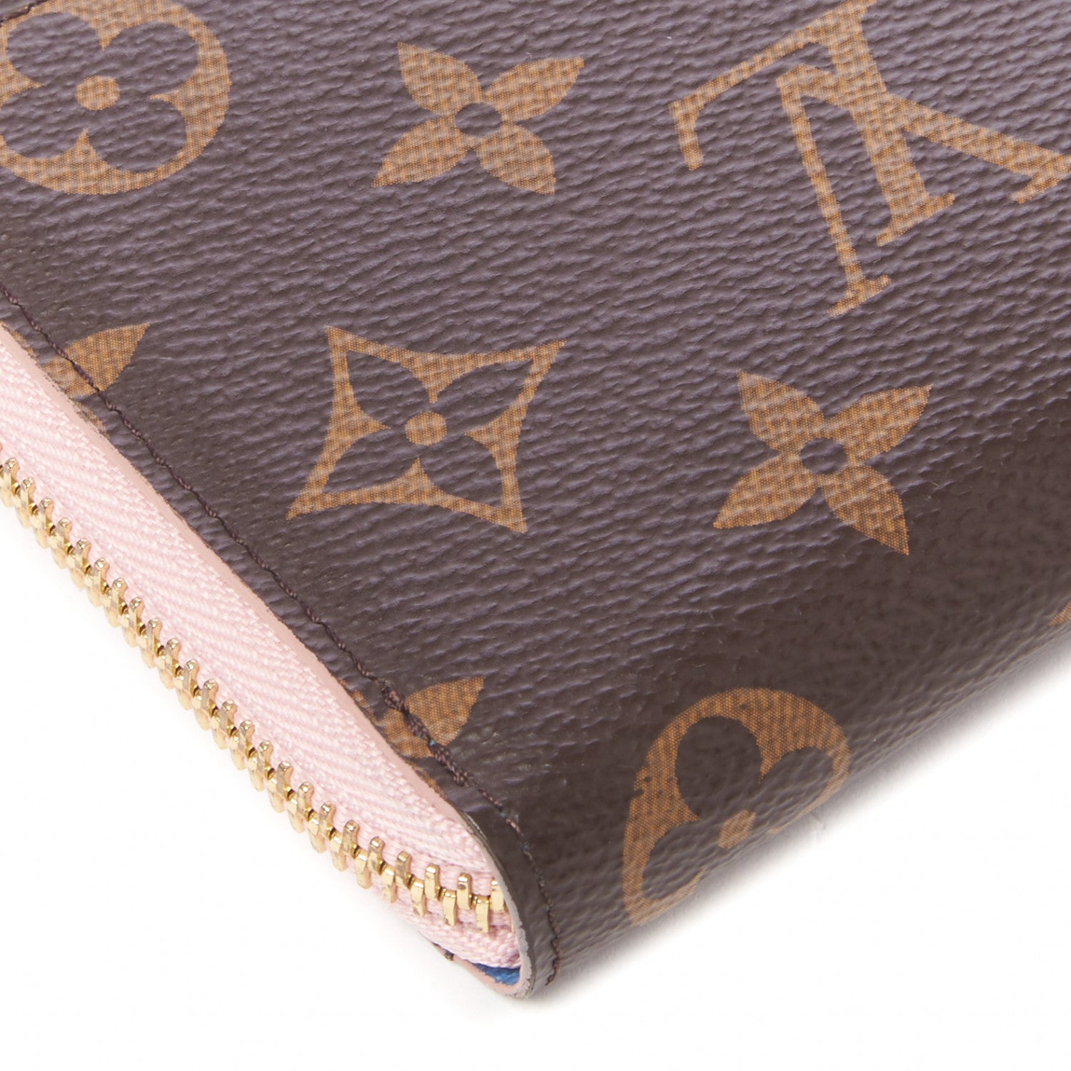 Louis Vuitton Monogram Blooming Flowers Clemence Wallet Rose Ballerine 5 of 8