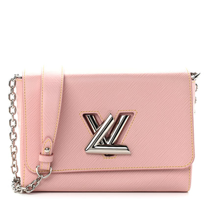 Louis Vuitton Epi Twist Shoulder Bag MM Rose Ballerine 1 of 12