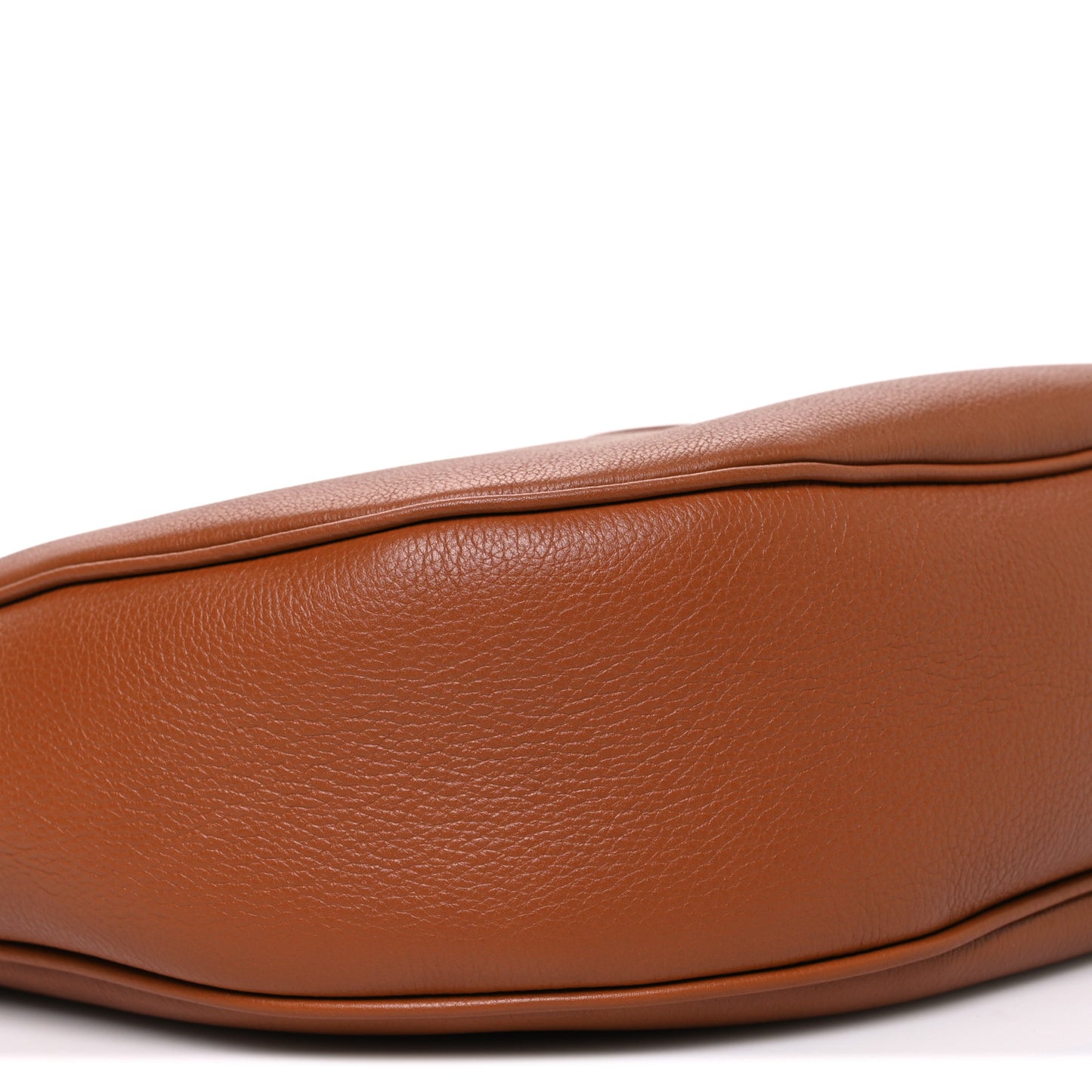 Supple Calfskin Medium Triomphe Heloise Shoulder Bag Tan