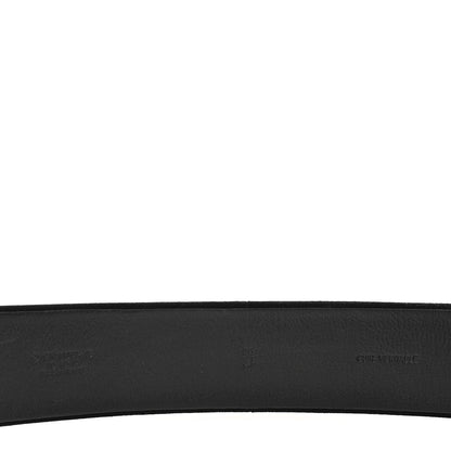 Chanel Suede CC Wreath Belt 85 34 Black Silver 5 of 7