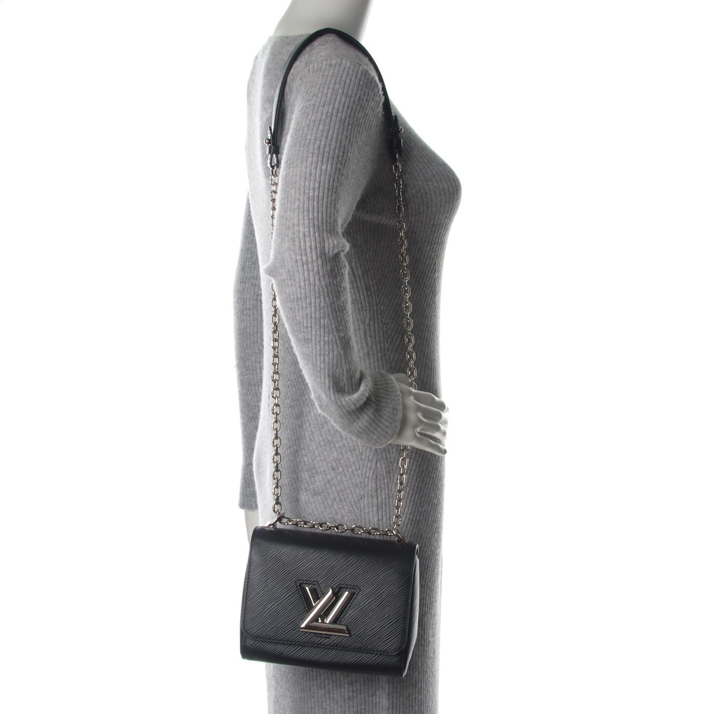 Epi Twist Shoulder Bag PM Black