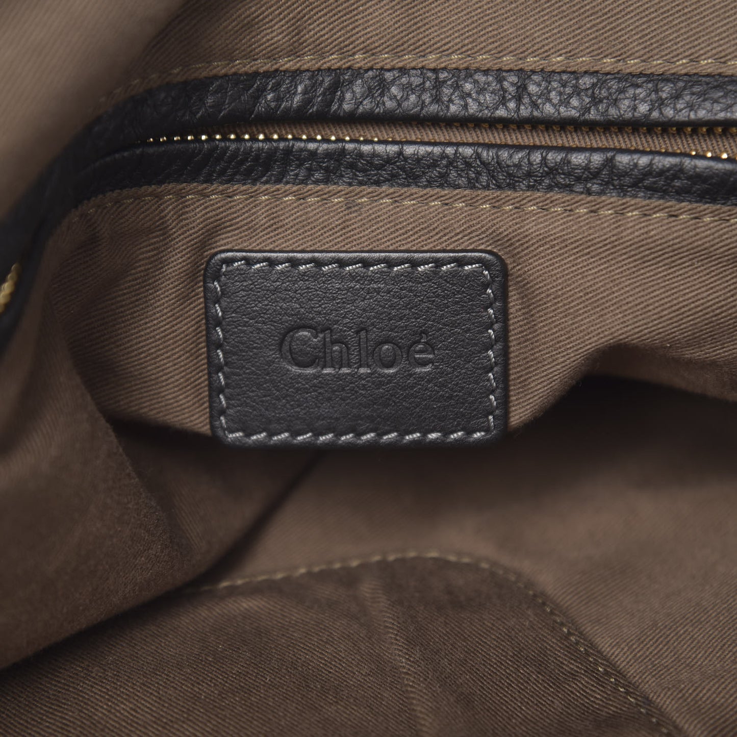 Calfskin Large Marcie Satchel Black