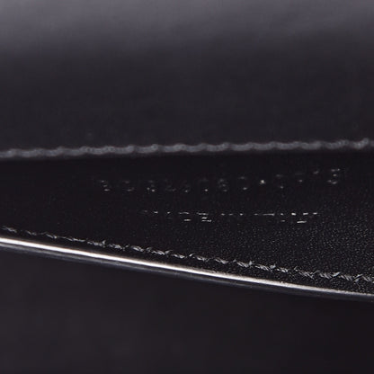 Saint Laurent Calfskin Classic Monogram Tassel Clutch Black 7 of 12