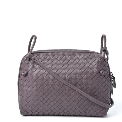 Bottega Veneta Nappa Intrecciato Nodini Crossbody Messenger Violet 1 of 8