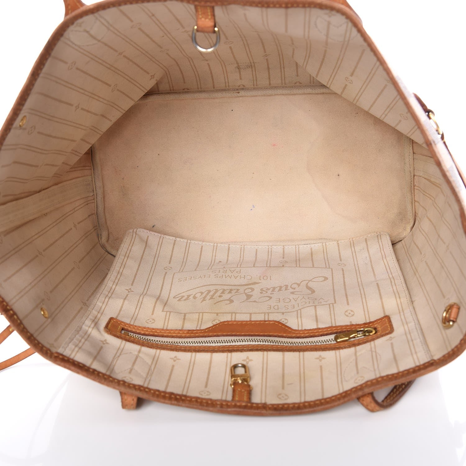 Louis Vuitton Damier Azur Neverfull MM 5 of 15