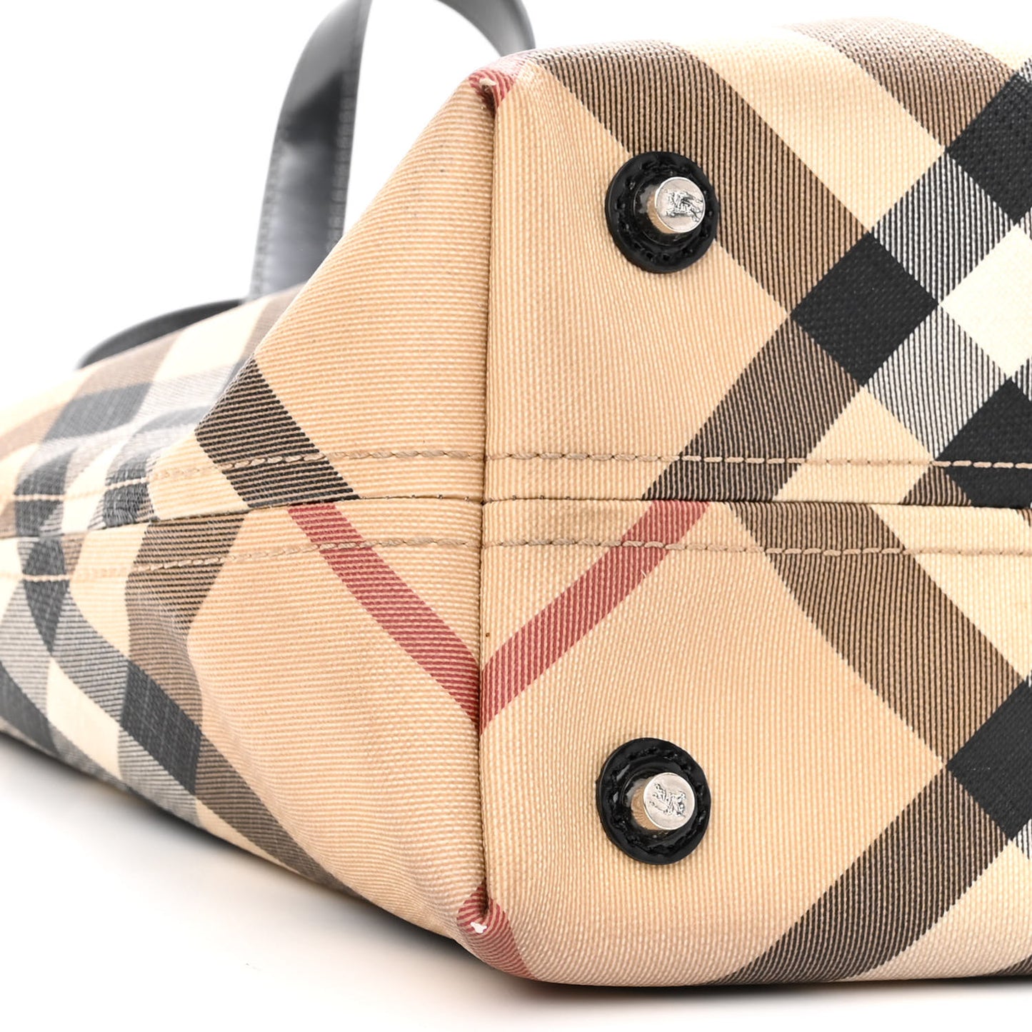 Nova Check Tote Black