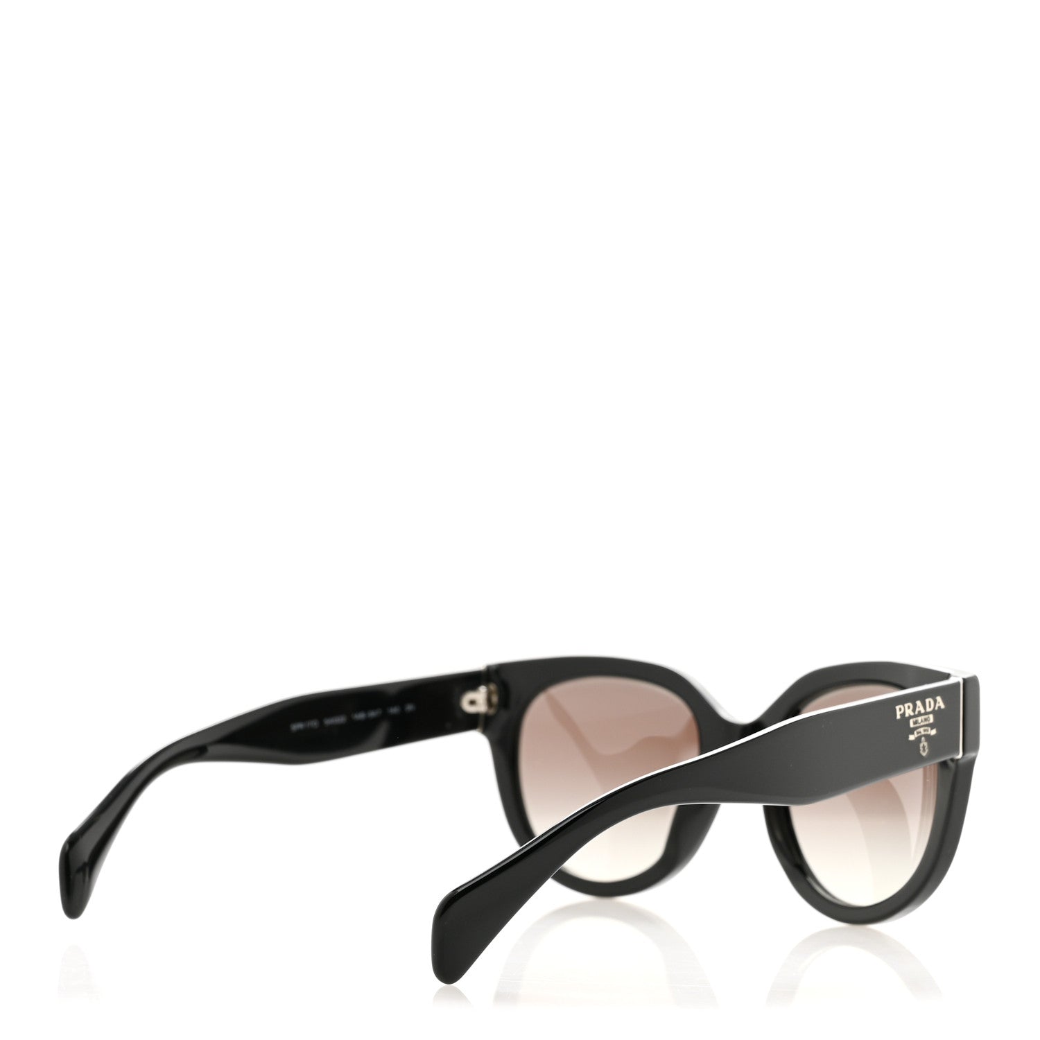 Prada Acetate Sunglasses SPR 17O Black 4 of 8