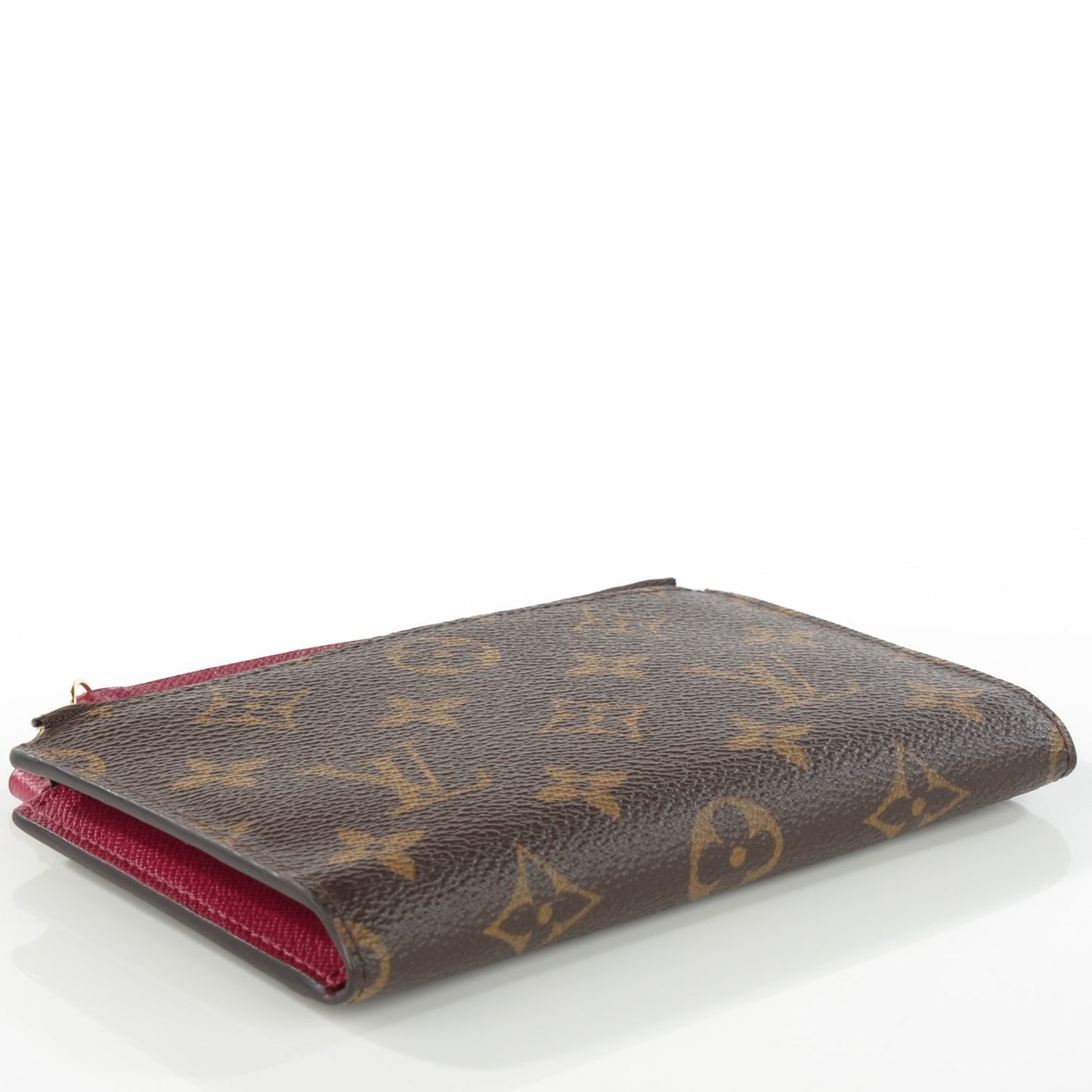 Monogram Adele Compact Wallet Fuchsia