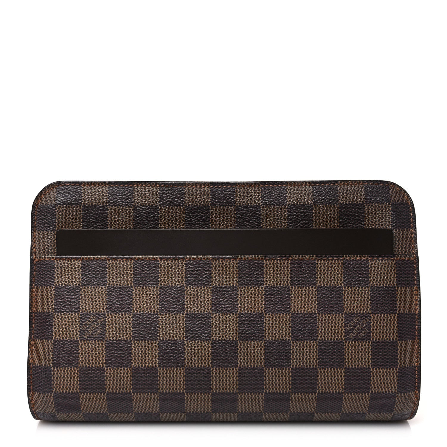 Louis Vuitton Damier Ebene Pochette Saint Louis Clutch 1 of 8
