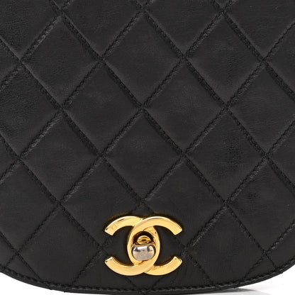 Chanel Lambskin Quilted Flap Waist Belt Bag 75 30 Black 9 of 12