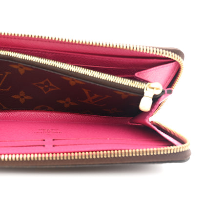 Louis Vuitton Monogram Clemence Wallet Hot Pink 6 of 9