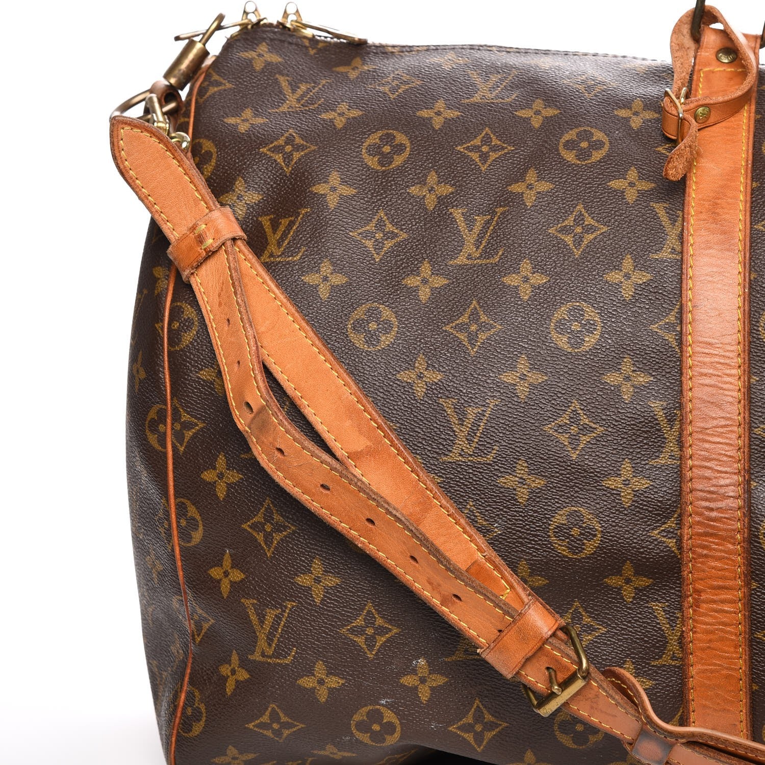 Louis Vuitton Monogram Keepall Bandouliere 55 19 of 31