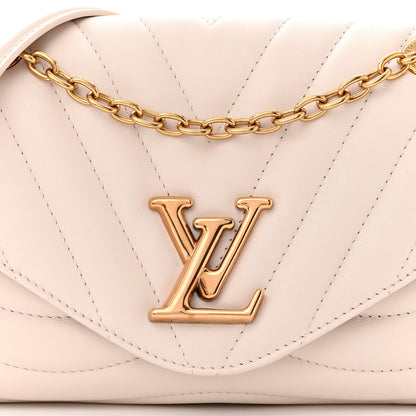 Louis Vuitton Calfskin New Wave Chain Bag MM NM Ivory Ivory 7 of 11