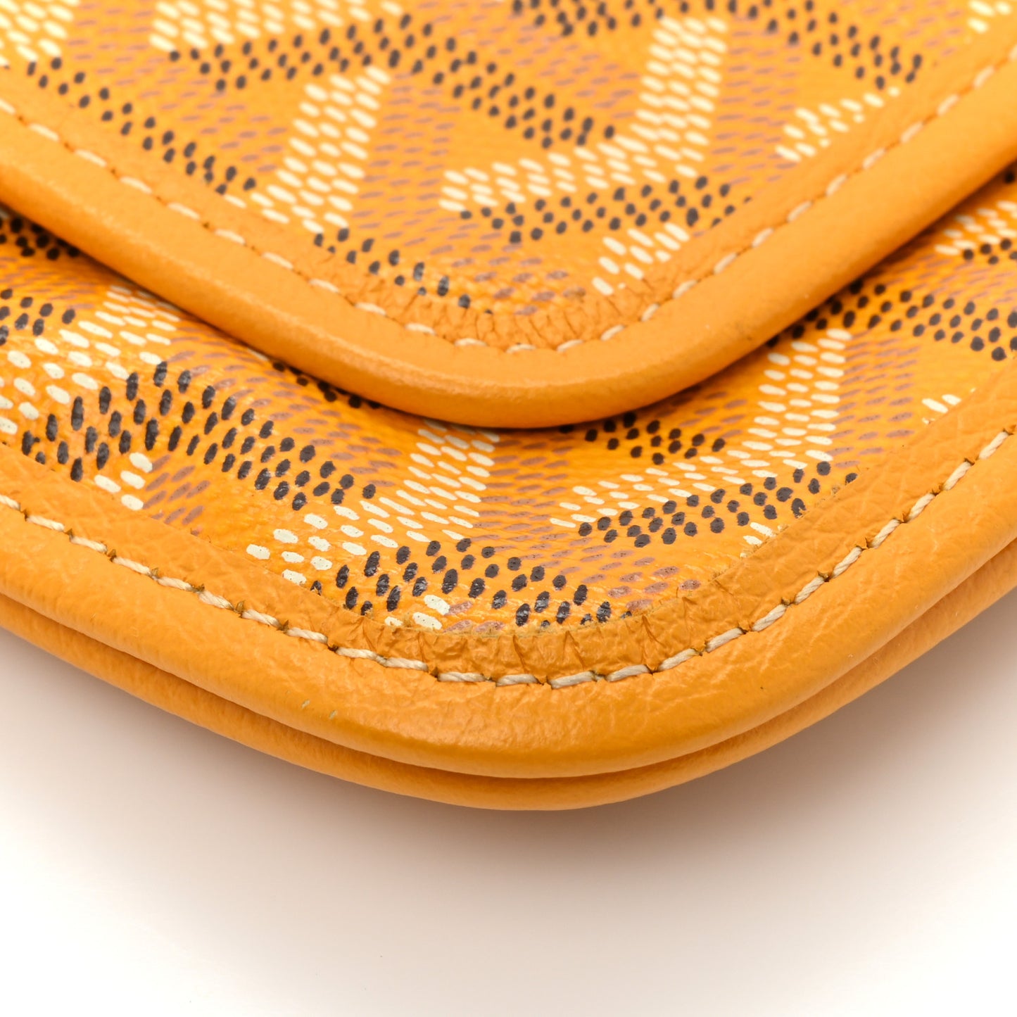 Goyardine Plumet Wallet Clutch Yellow